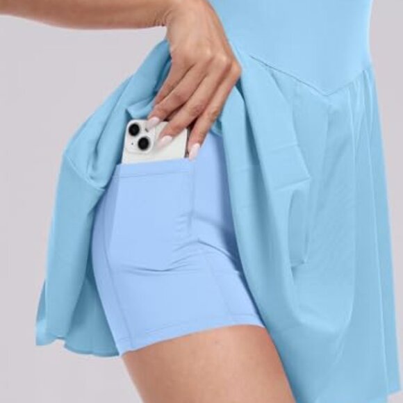 ANRABESS Womens 2024 Tennis Athletic Built in Shorts - Picture 8 of 8